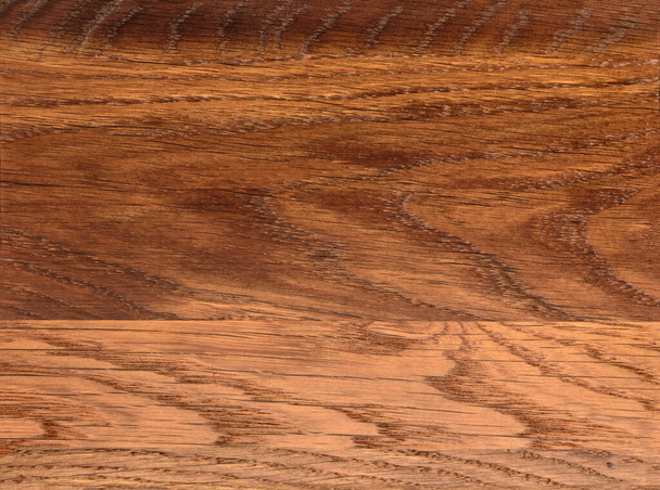 Brown Orange Texture of stained oak wood. - Photo, Image