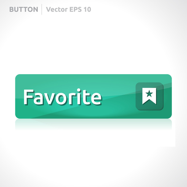 Favorite button template - Vettoriali, immagini