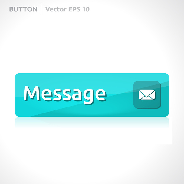 Message button template - Wektor, obraz