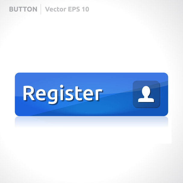 Register button template - Vektor, obrázek