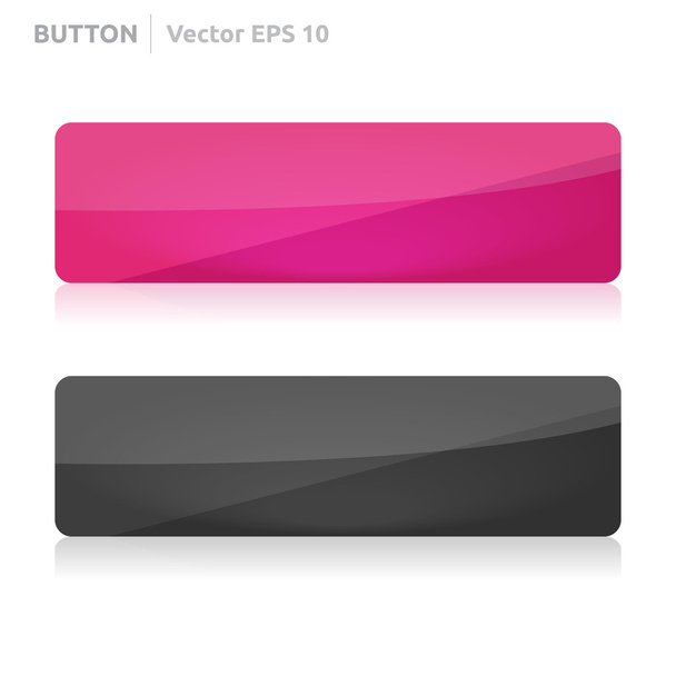 Button template web pink and dark - Vektor, Bild