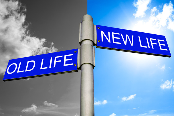 Decision between Old Life and New Lif - Photo, Image