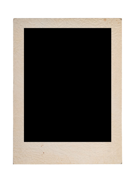 Vintage photo frame isolated on white - Photo, Image