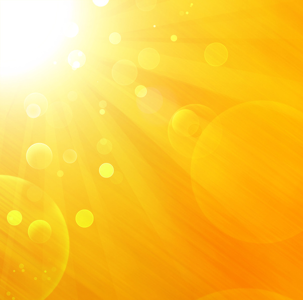  žlutá oranžová letní slunce světlo burst. - Fotografie, Obrázek
