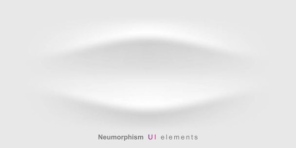 User interface elements for mobile app. Neumorphism User interface design kit. Neumorphism UI UX icons set. - Vector, Image
