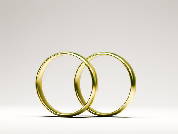 Arany esküvői gyűrűk - Fotó, kép