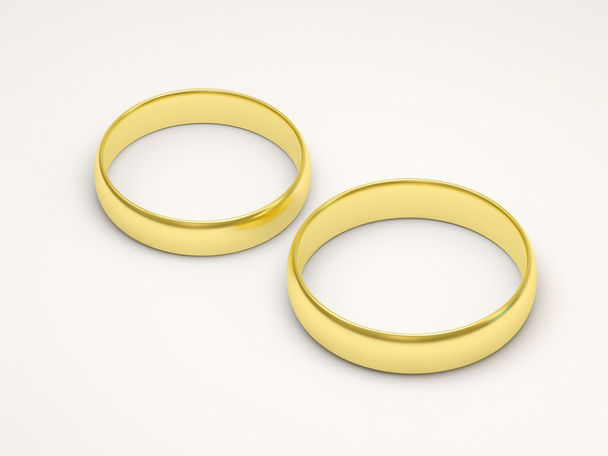 krásné snubní prsteny 3d obrázek - Fotografie, Obrázek
