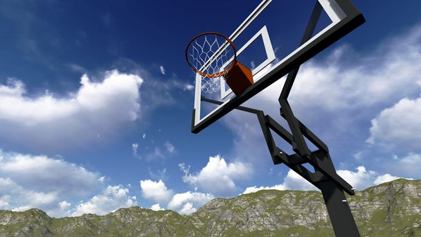 tablero de baloncesto calle
 - Foto, imagen