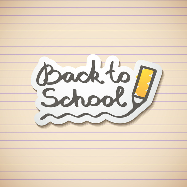 back to school - Вектор, зображення