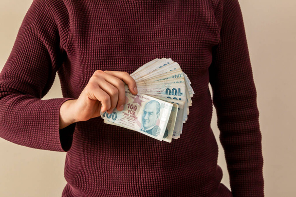 Турецкая лира, турецкие деньги (турецкий турк Параси Лира) - Фото, изображение