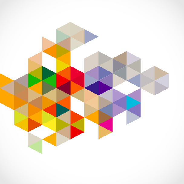 Abstract colorful modern polygon template, vector & illustration - Vector, Image