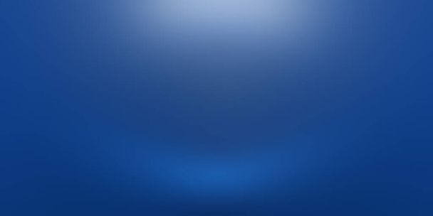 Resumen Gradiente de lujo Fondo azul. Smooth Azul oscuro con vignette negra Studio Banner. - Foto, Imagen