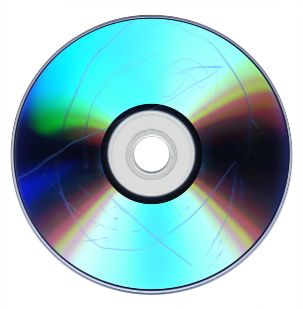 Пыль и царапины на CD DVD
 - Фото, изображение