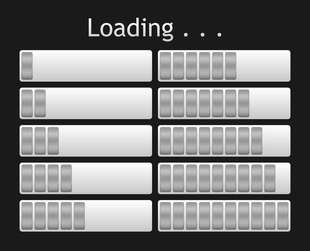 vector loading bar - Vetor, Imagem
