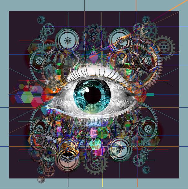 Magic eye - Foto, afbeelding