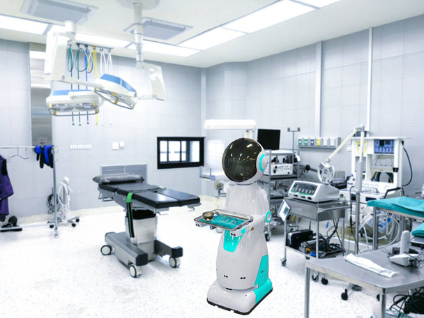 Tecnología robótica para asistentes médicos en hospitales - Foto, Imagen