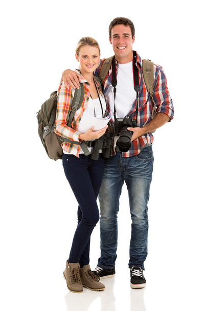 Young couple hiking - Valokuva, kuva