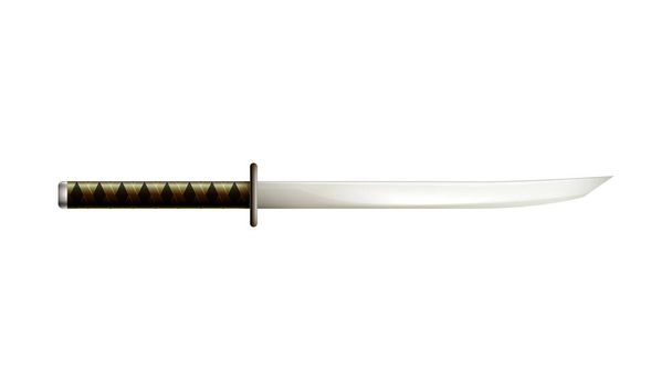 Σύνθεση μεσαιωνικού σπαθιού στιλέτου - Διάνυσμα, εικόνα