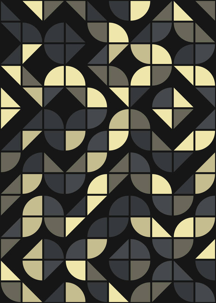 Abstrakti geometrinen kuvio generatiivinen laskennallisen taiteen kuva  - Vektori, kuva
