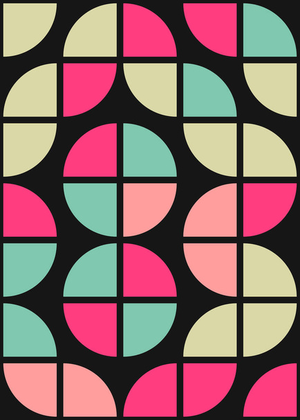 Абстрактная геометрическая иллюстрация генеративного вычислительного искусства  - Вектор,изображение