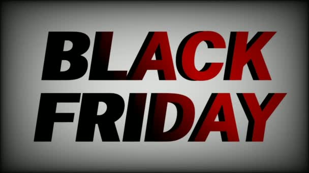 Special Offer, Black Friday Simple Text Animation - Footage, Video