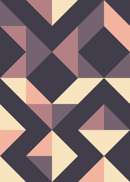 abstraktes geometrisches Muster, Vektorillustration - Vektor, Bild