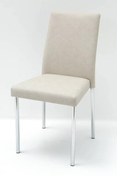 Gray soft chair on an isolated white background.  - Photo, Image