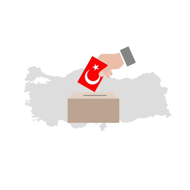 Volby do Turecka (AKP, MHP, ChP, BBP, SP, iyi) vektorová práce - Vektor, obrázek