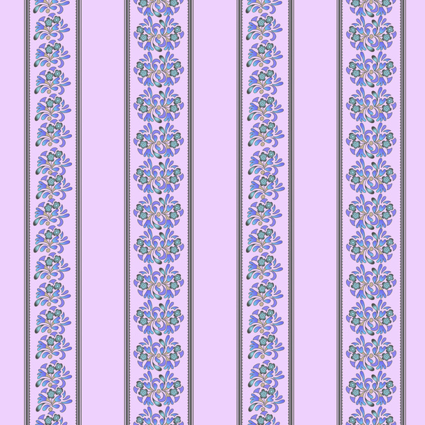 απρόσκοπτη υπόβαθρο με άνθη μοτίβο - Διάνυσμα, εικόνα