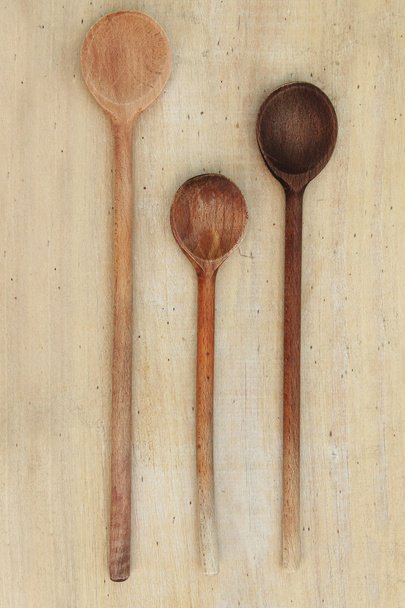 houten lepels - Foto, afbeelding