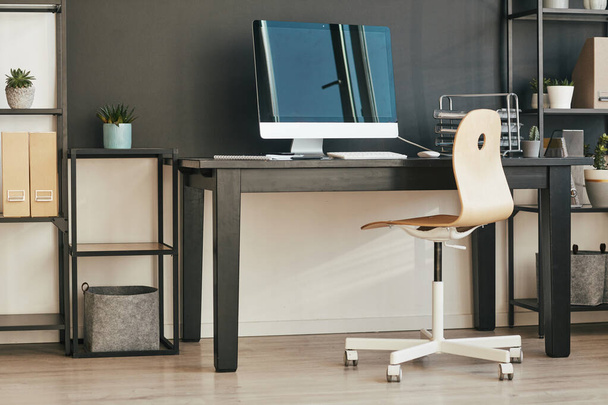 Home Office in Black - Photo, Image
