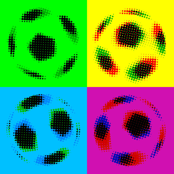 Calcio (palloni da calcio
) - Vettoriali, immagini