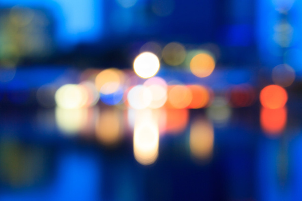Blurry city lights - Φωτογραφία, εικόνα