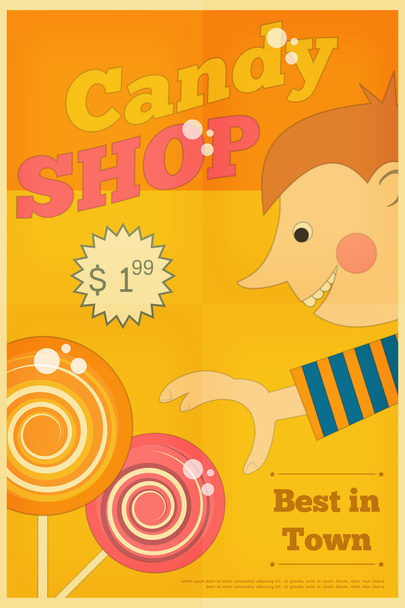 Candy Shop - Вектор, зображення