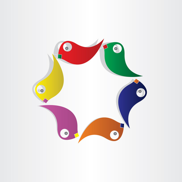 pappagalli cerchio uccelli simbolo
 - Vettoriali, immagini
