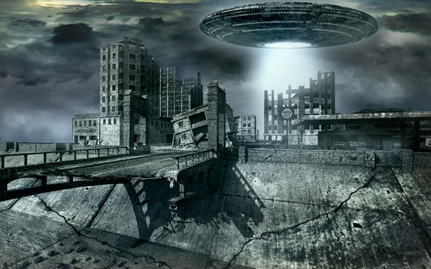 invasión alienígena - Foto, Imagen