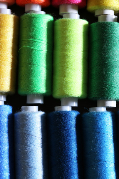 Multicolor sewing threads - Фото, зображення
