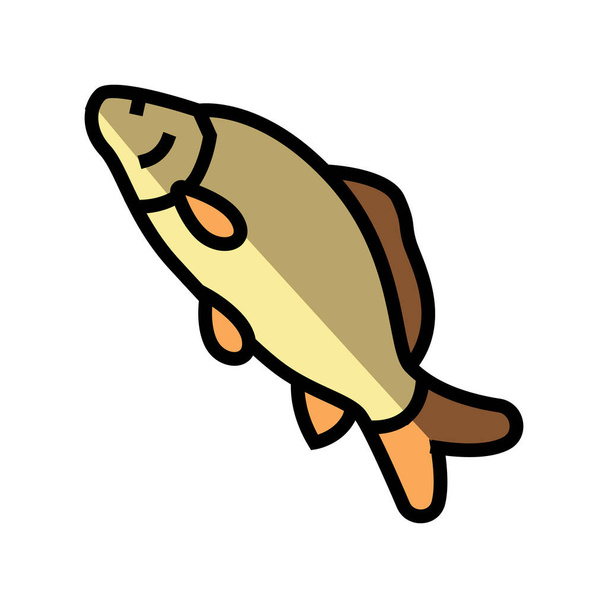 一般的な鯉色のアイコンベクトル図 - ベクター画像