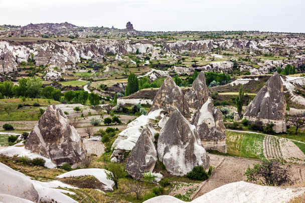 Vulcanian landscape in Cappadocia, Turkey. Goreme. - Photo, Image