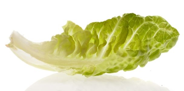 Свежий салат изолирован на белом фоне - Фото, изображение