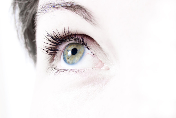 όμορφη γυναίκα μάτι χωρίς μακιγιάζ - Φωτογραφία, εικόνα