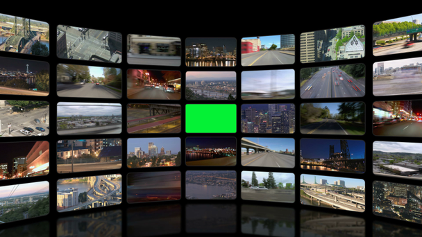 Video wall di trasporto video
 - Filmati, video