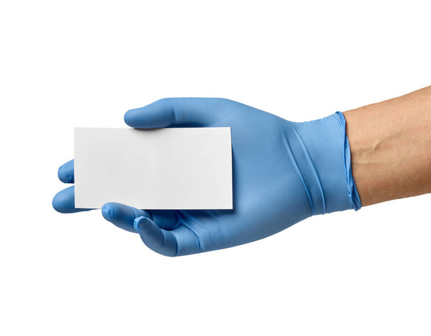 epidemic disease glove protective protection virus corona coronavirus paper note label message sign medical health hygiene hand - Photo, Image