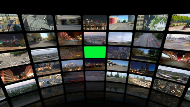 Video seinä liikenteen videoita
 - Materiaali, video
