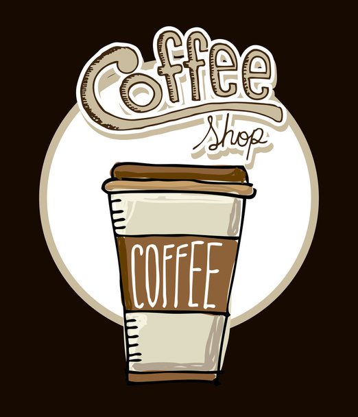 coffee design - Vector, Image