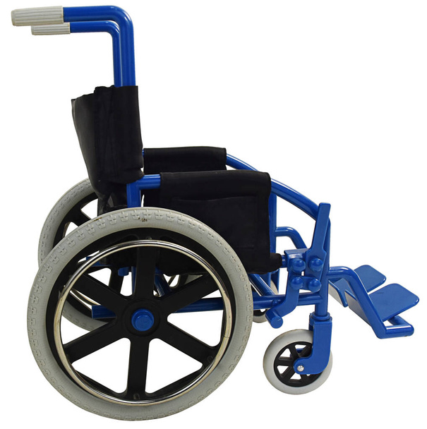 Blue Wheelchair for Mobility for Patients with Mobility Issues - Фото, изображение