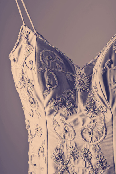 Precioso detalle vestido de novia vintage
 - Foto, Imagen