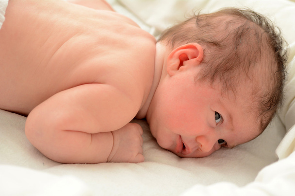 Newborn baby awake - Photo, Image