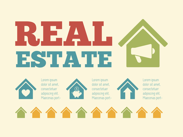 Real Estate Infographic Element - Vector, Image