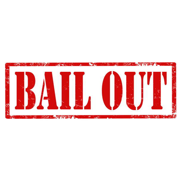 Bail out bélyeg - Vektor, kép